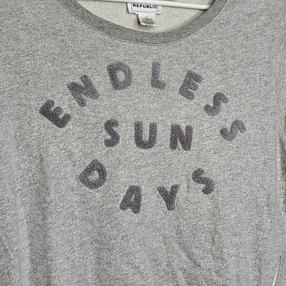 FOR THE REPUBLIC Endless Sundays Terry Sweatshirt - Picture 3 of 6